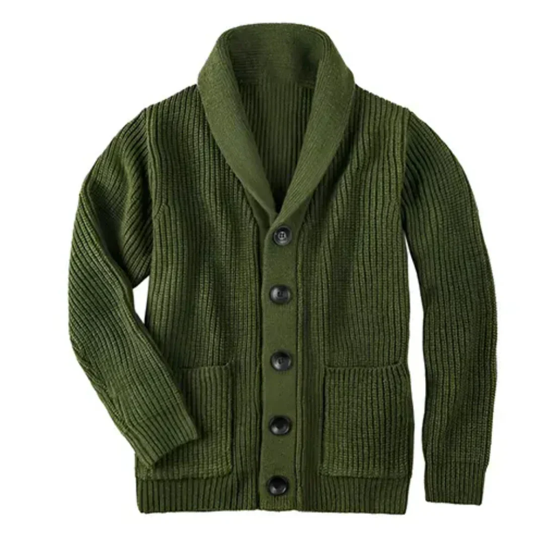 Vibonanza | Heren Lang Vest met Shawlkraag