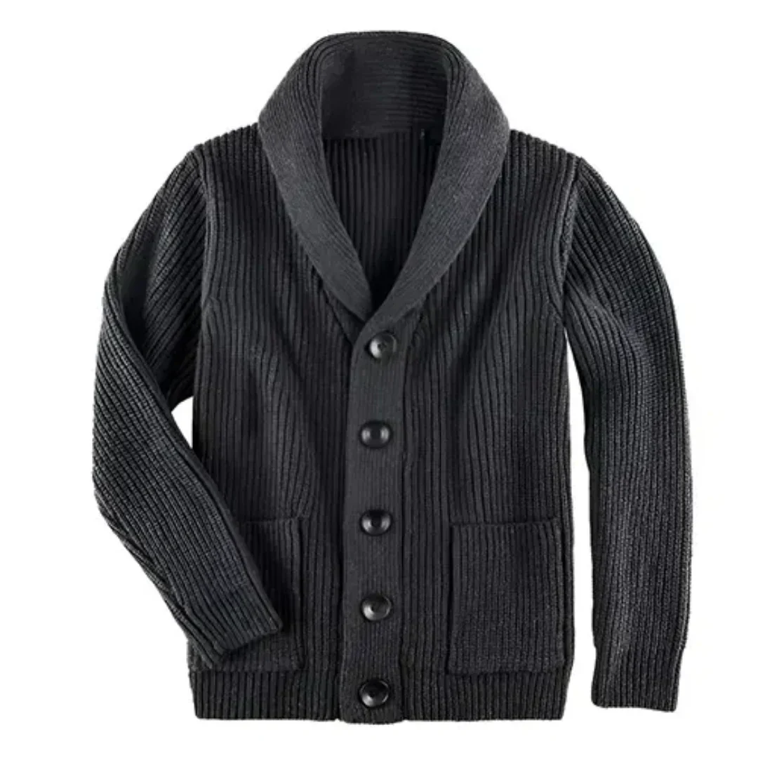 Vibonanza | Heren Lang Vest met Shawlkraag