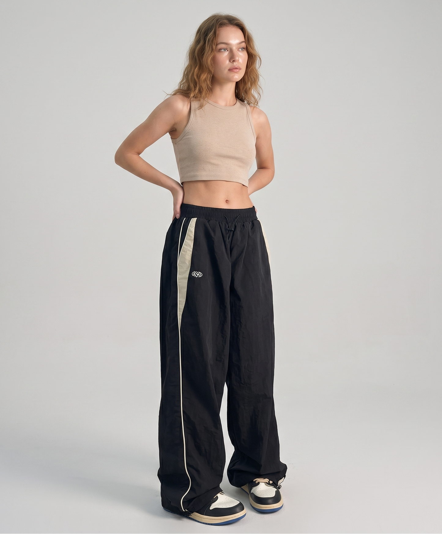 Vibonanza | Dames Baggy Joggingbroek Hoge Taille