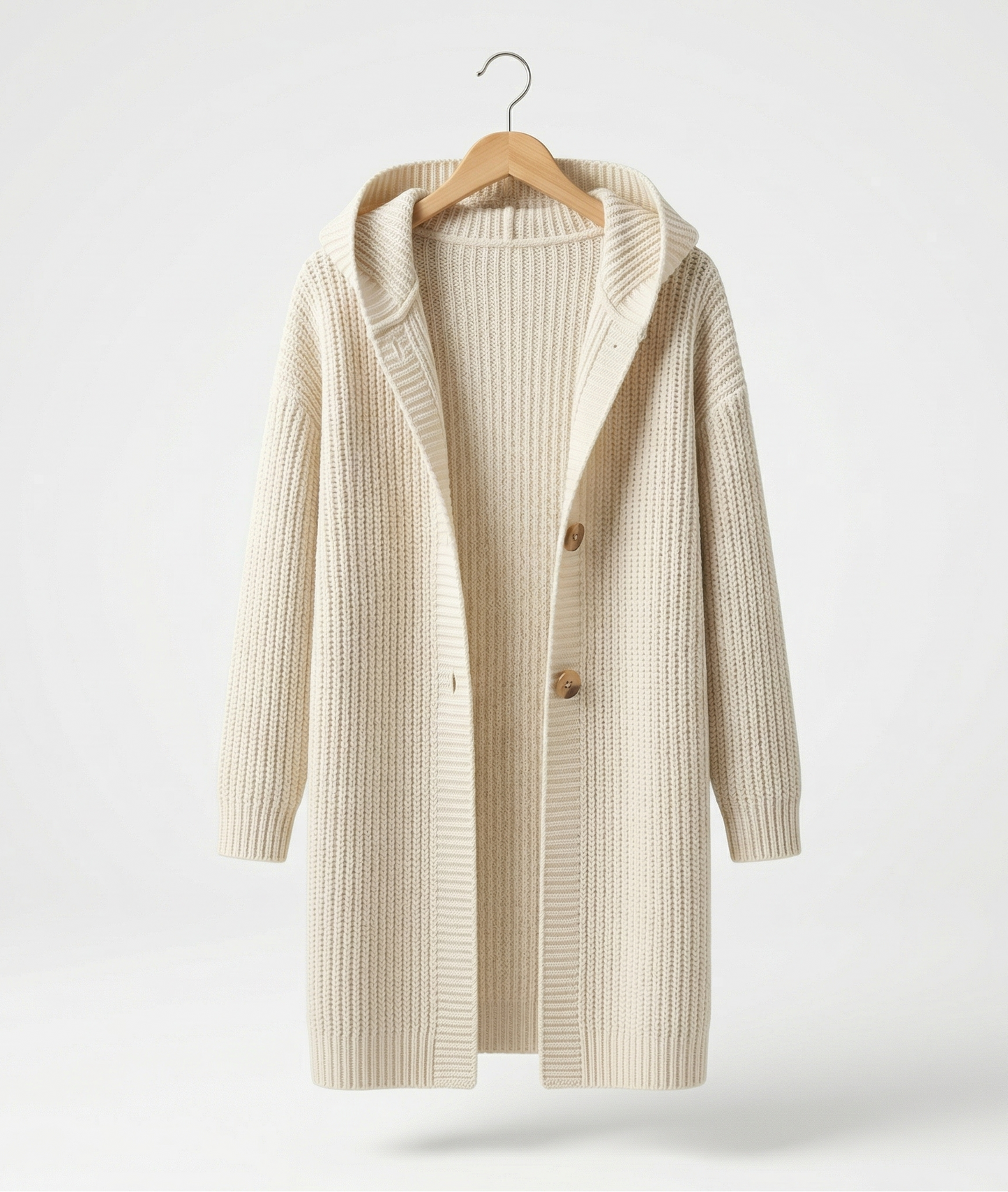Vibonanza | Dames Gebreid Vest met Capuchon