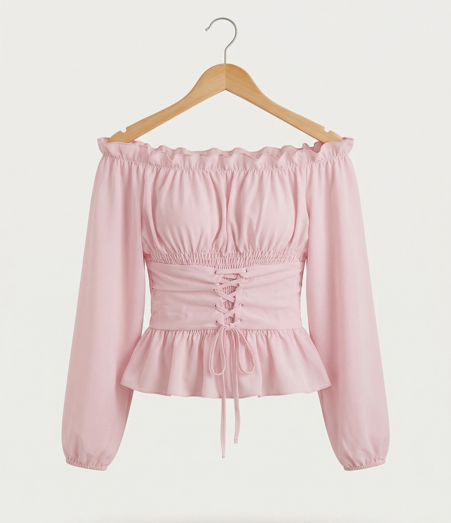 Vibonanza | Dames Off-Shoulder Blouse met Lange Mouwen