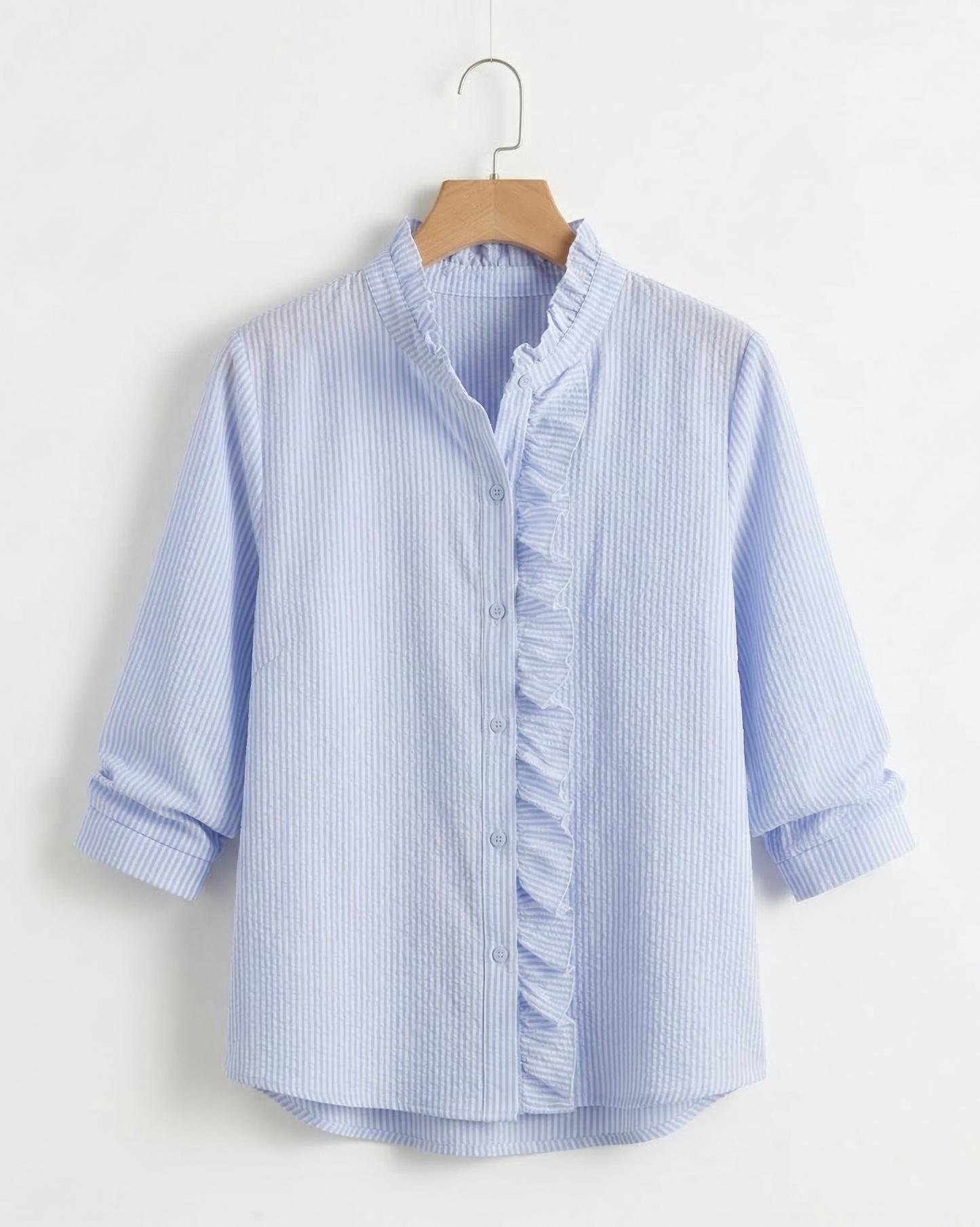 Vibonanza | Elegante Damesblouse met Driekwart Mouw