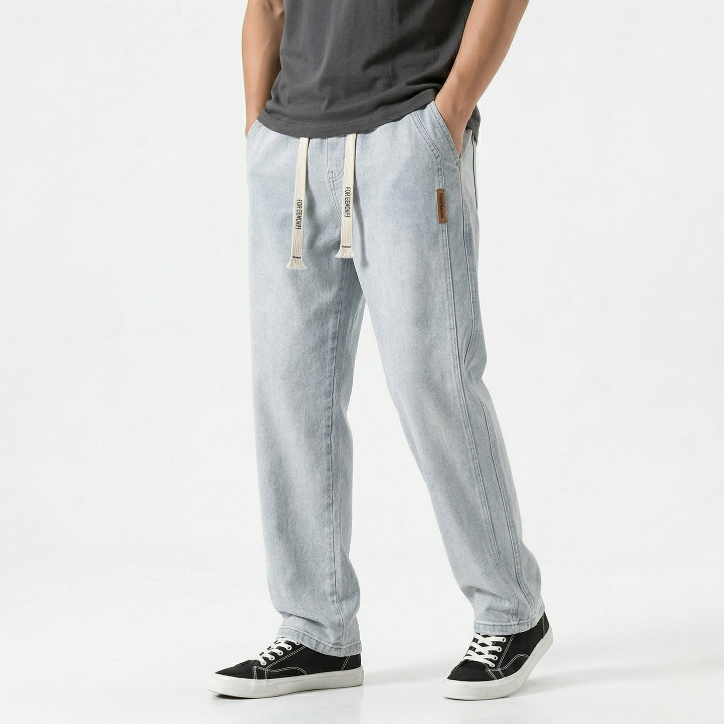 Vibonanza | Rechte Heren Denim Jeans - Losse Pasvorm