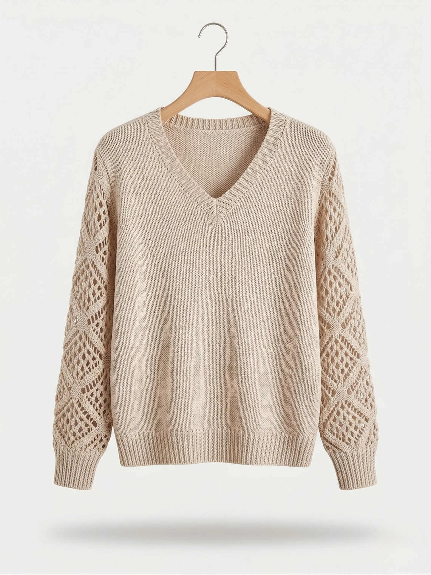 Vibonanza | Damestrui V-hals Beige