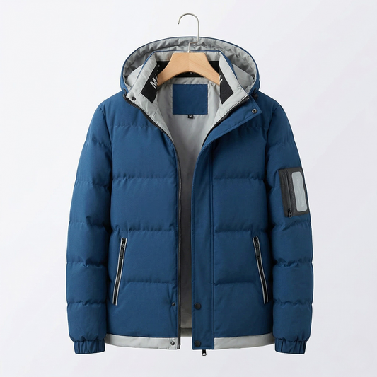 Vibonanza | Heren Warme Winterjas met Capuchon