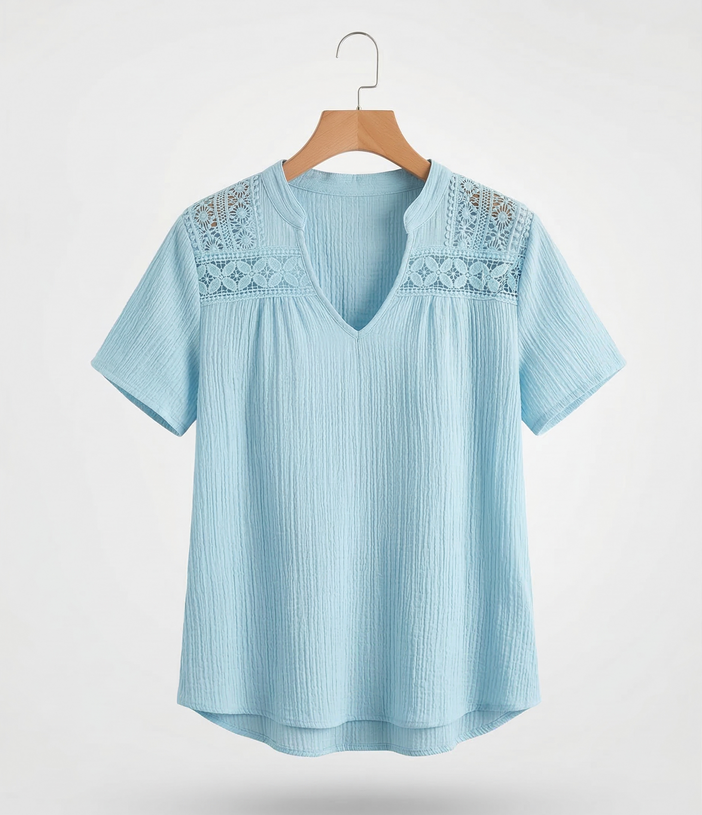 Vibonanza | Dames T-shirt V-hals Korte Mouwen