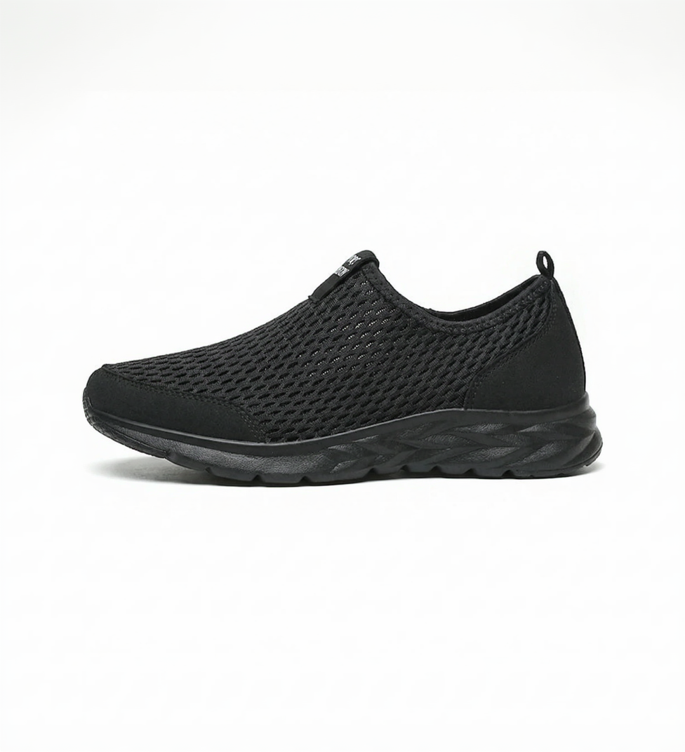 Vibonanza | Uniseks Zwarte Slip-On Sportschoenen