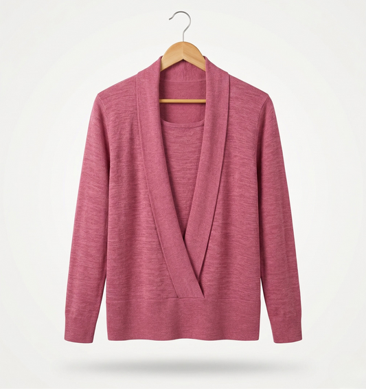 Vibonanza | Dames Cardigan met Sjaalkraag