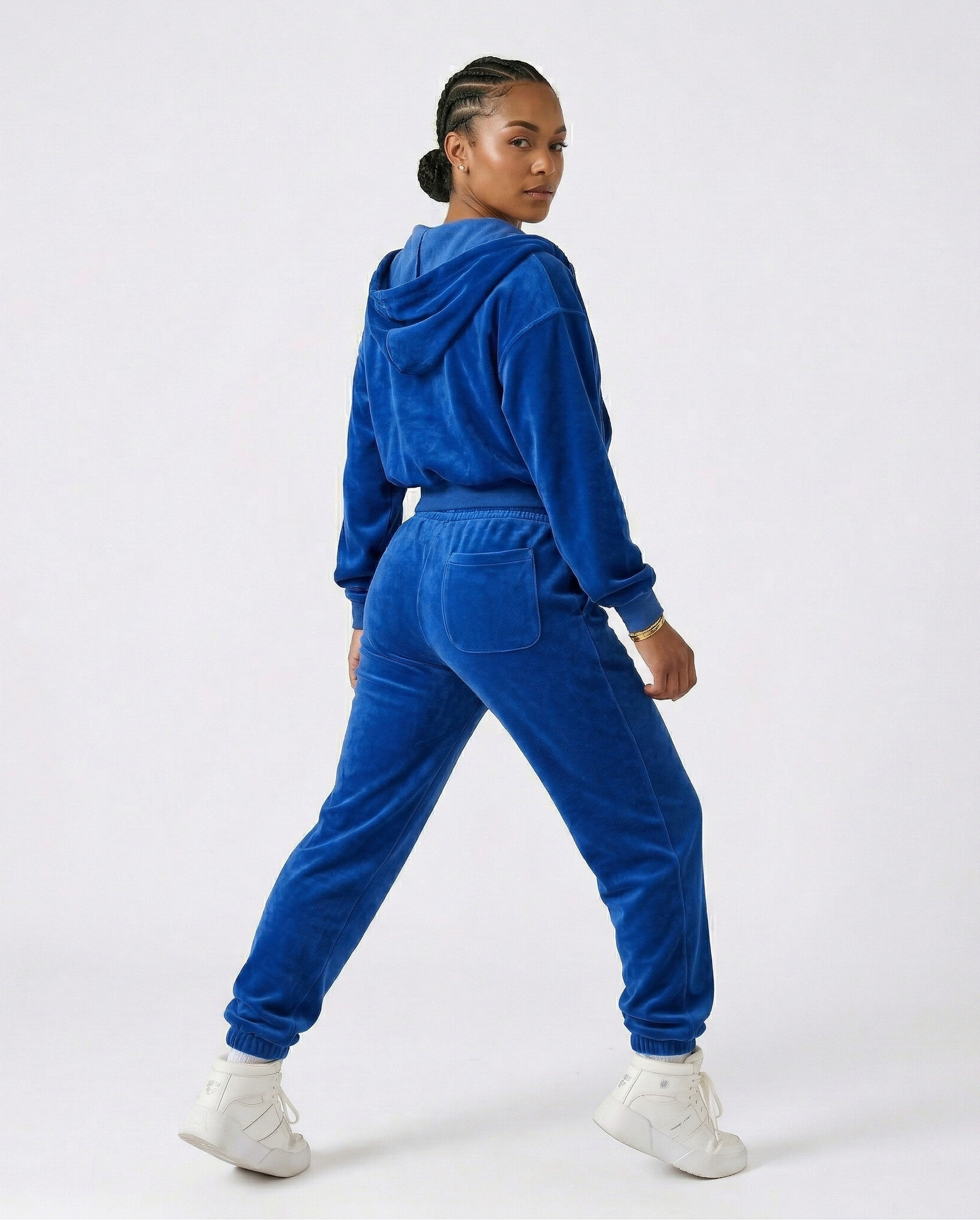 Vibonanza | Dames Velours Trainingspak Hoodie en Jogger