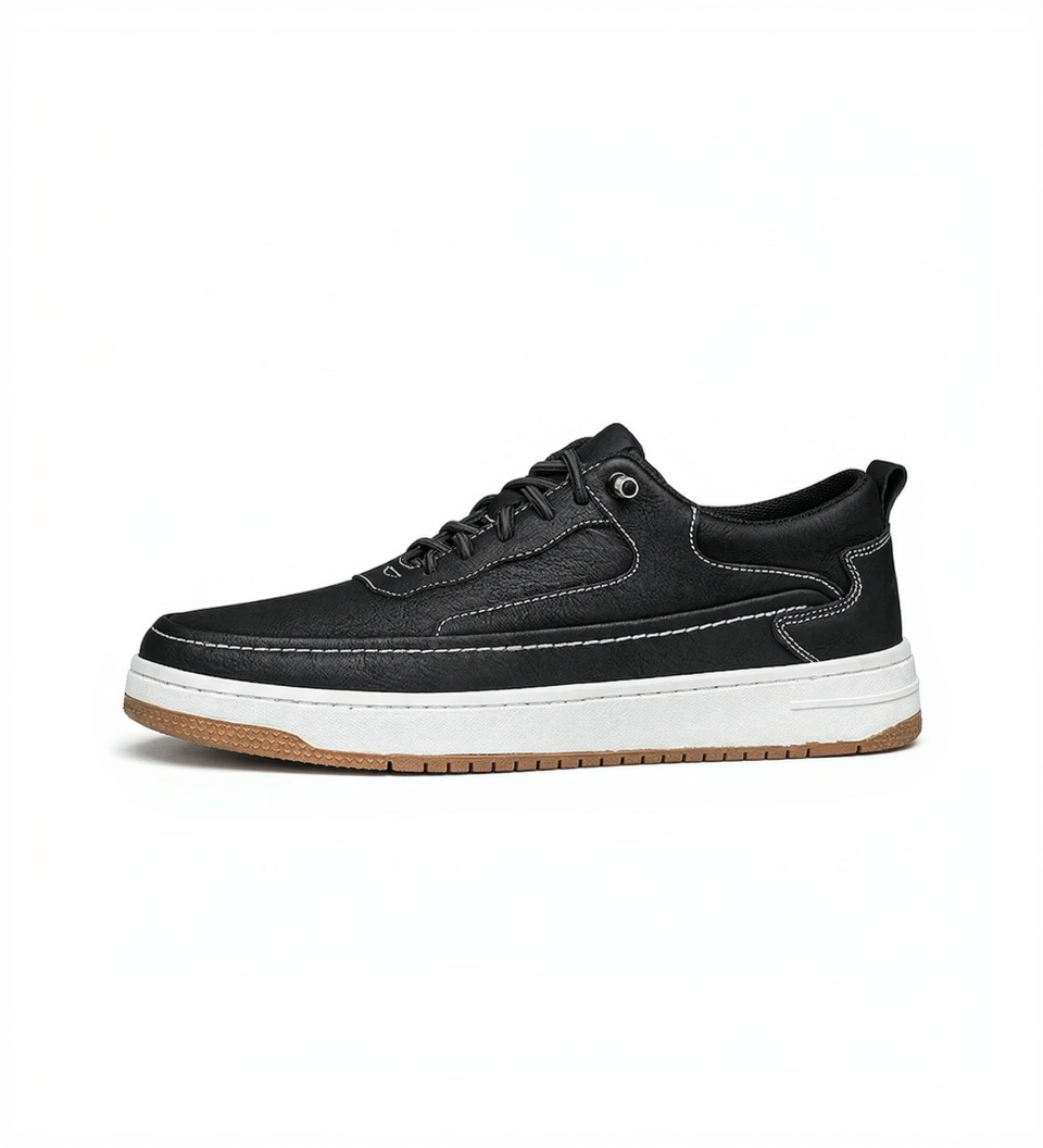 Vibonanza | Leren Sneakers met Rubberen Zool