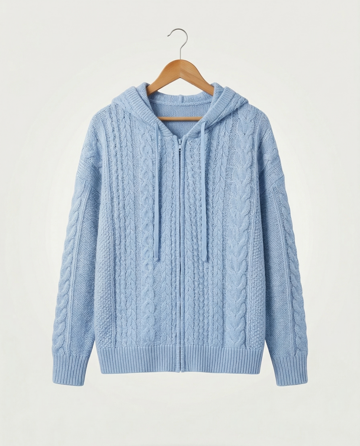 Vibonanza | Lichtroze Hoodie met Rits