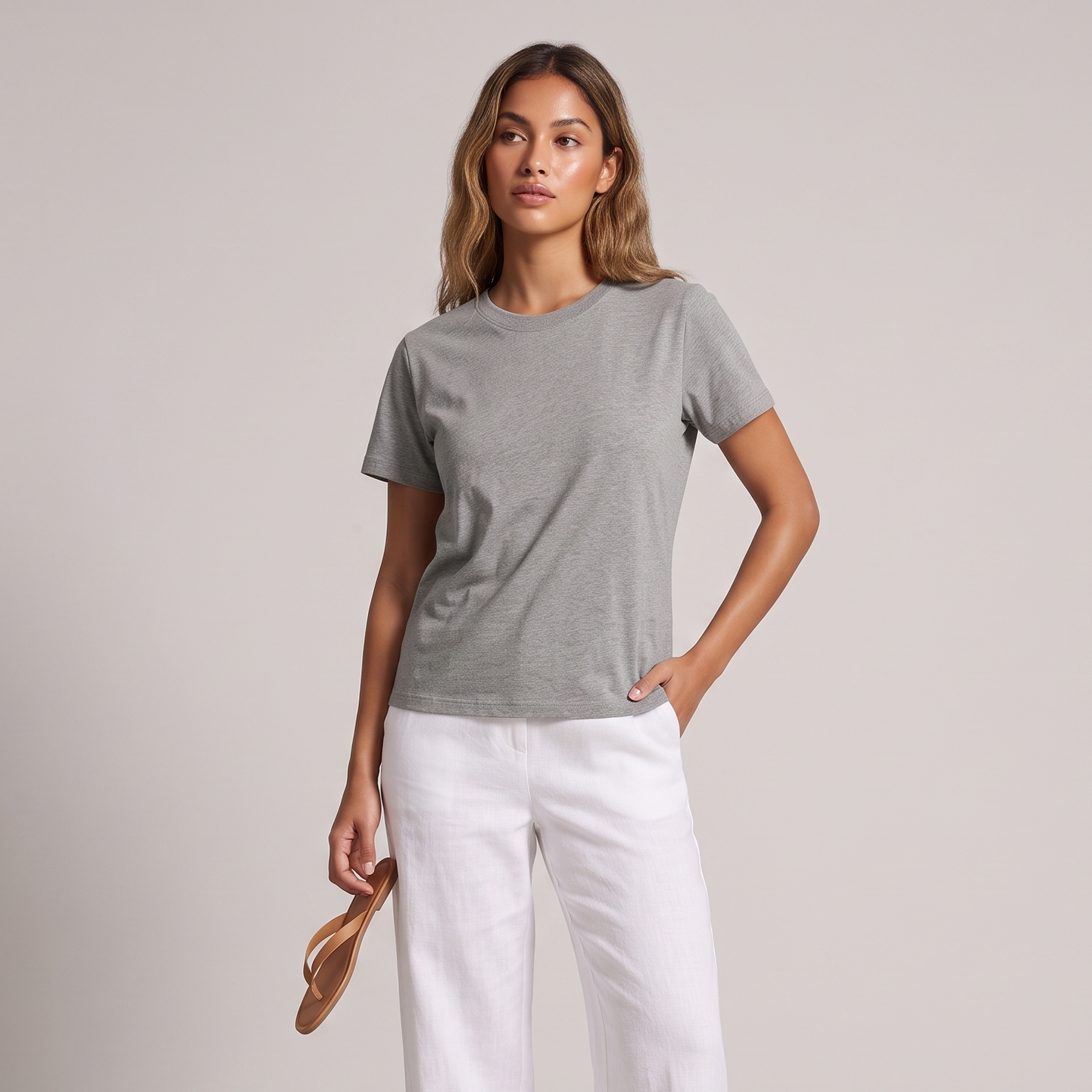 Vibonanza | T-Shirt met Ronde Hals en Korte Mouwen