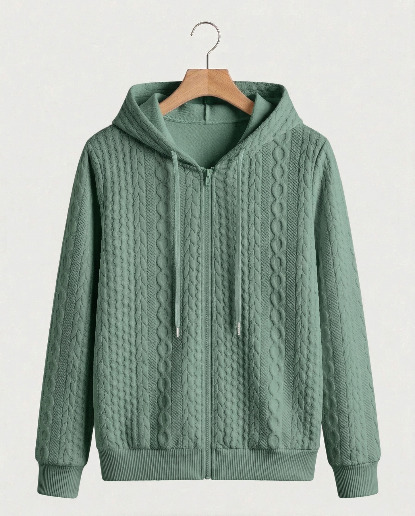 Vibonanza | Lichtroze Hoodie met Rits