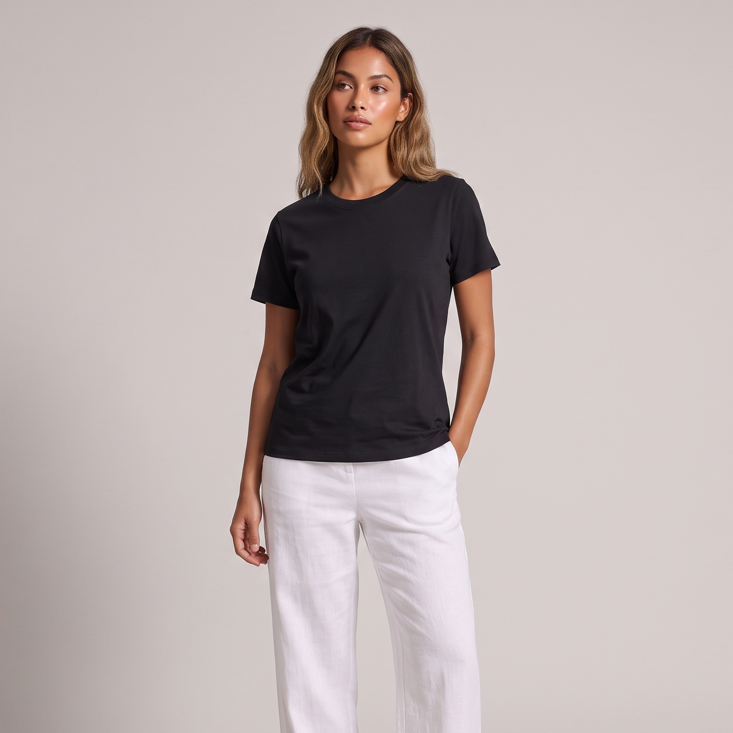 Vibonanza | T-Shirt met Ronde Hals en Korte Mouwen
