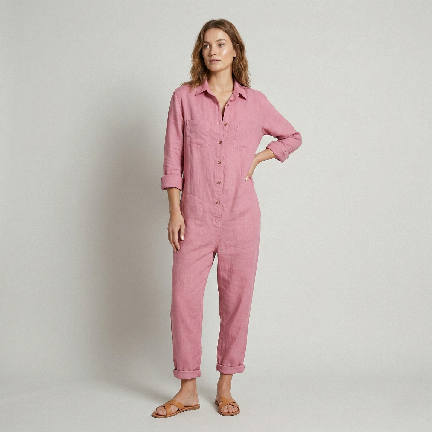 Vibonanza | Dames Jumpsuit Lange Mouw