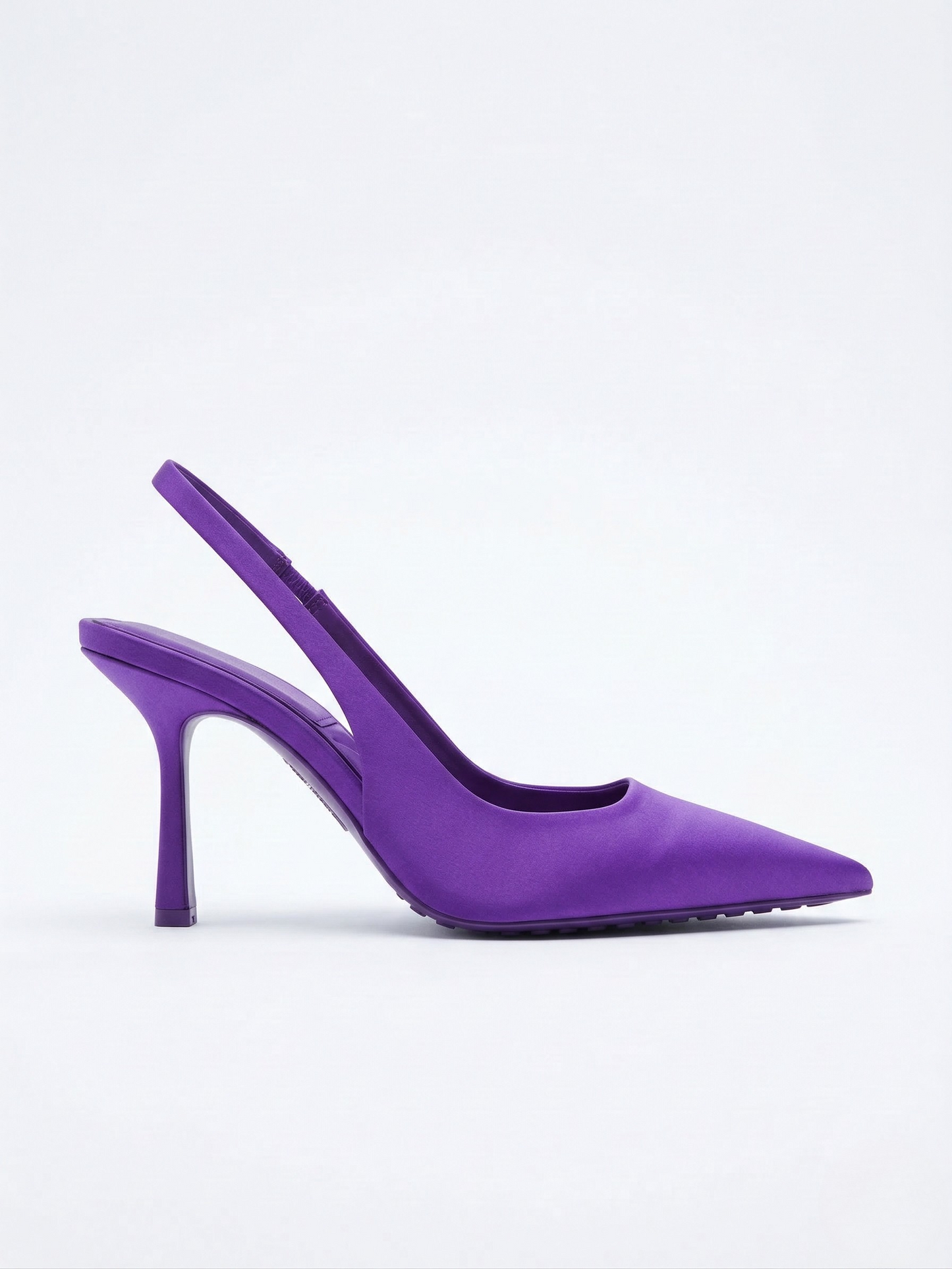 Vibonanza | Slingback Pumps Dames Satin Stiletto Puntige Neus