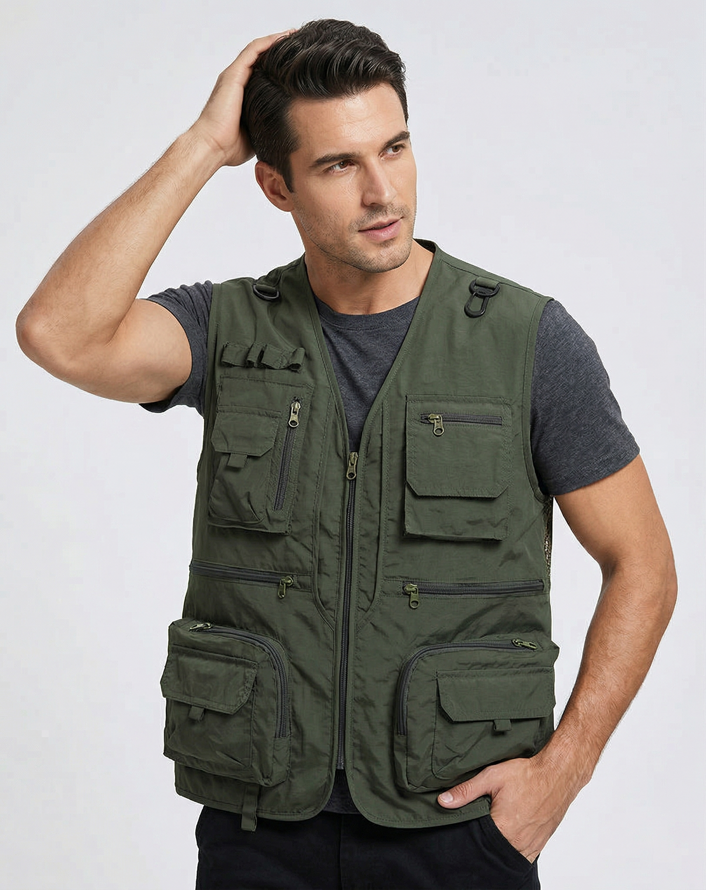 Vibonanza | Ademend Tactisch Outdoorgilet met Zakken