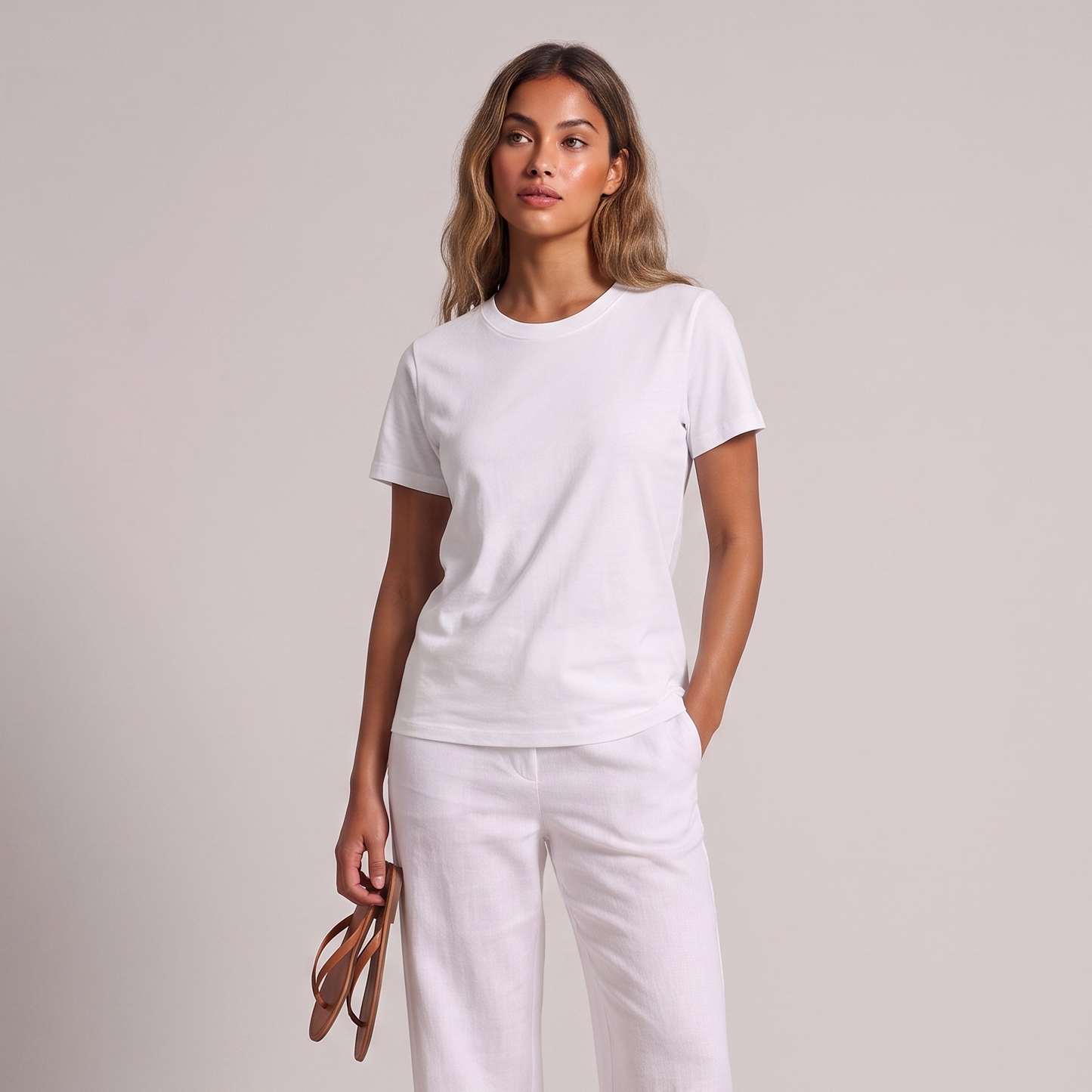 Vibonanza | T-Shirt met Ronde Hals en Korte Mouwen