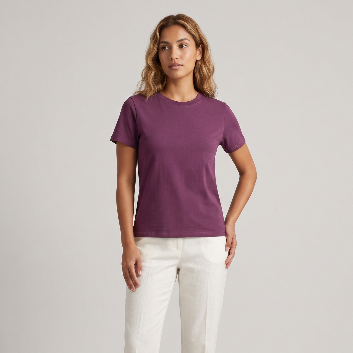 Vibonanza | T-Shirt met Ronde Hals en Korte Mouwen