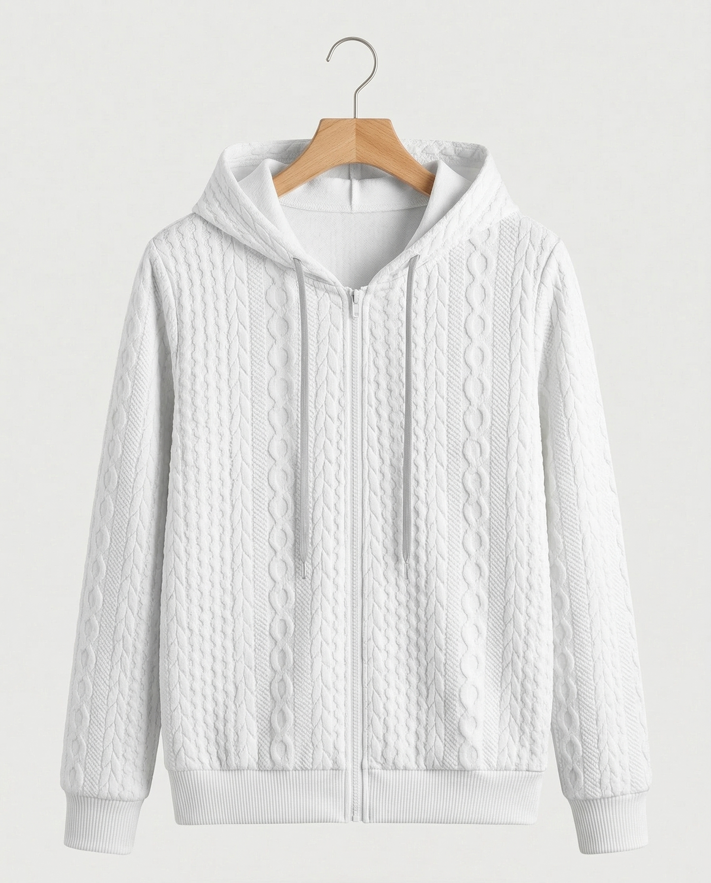Vibonanza | Lichtroze Hoodie met Rits