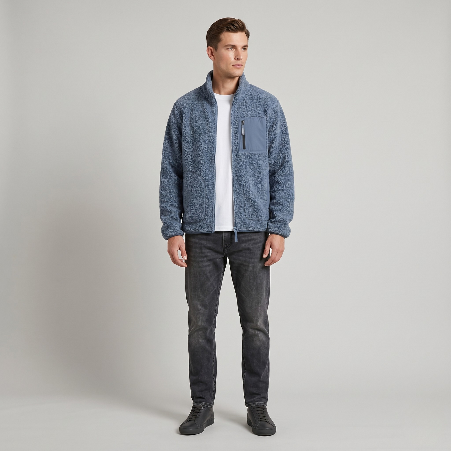 Vibonanza | Heren Fleece Vest Navy