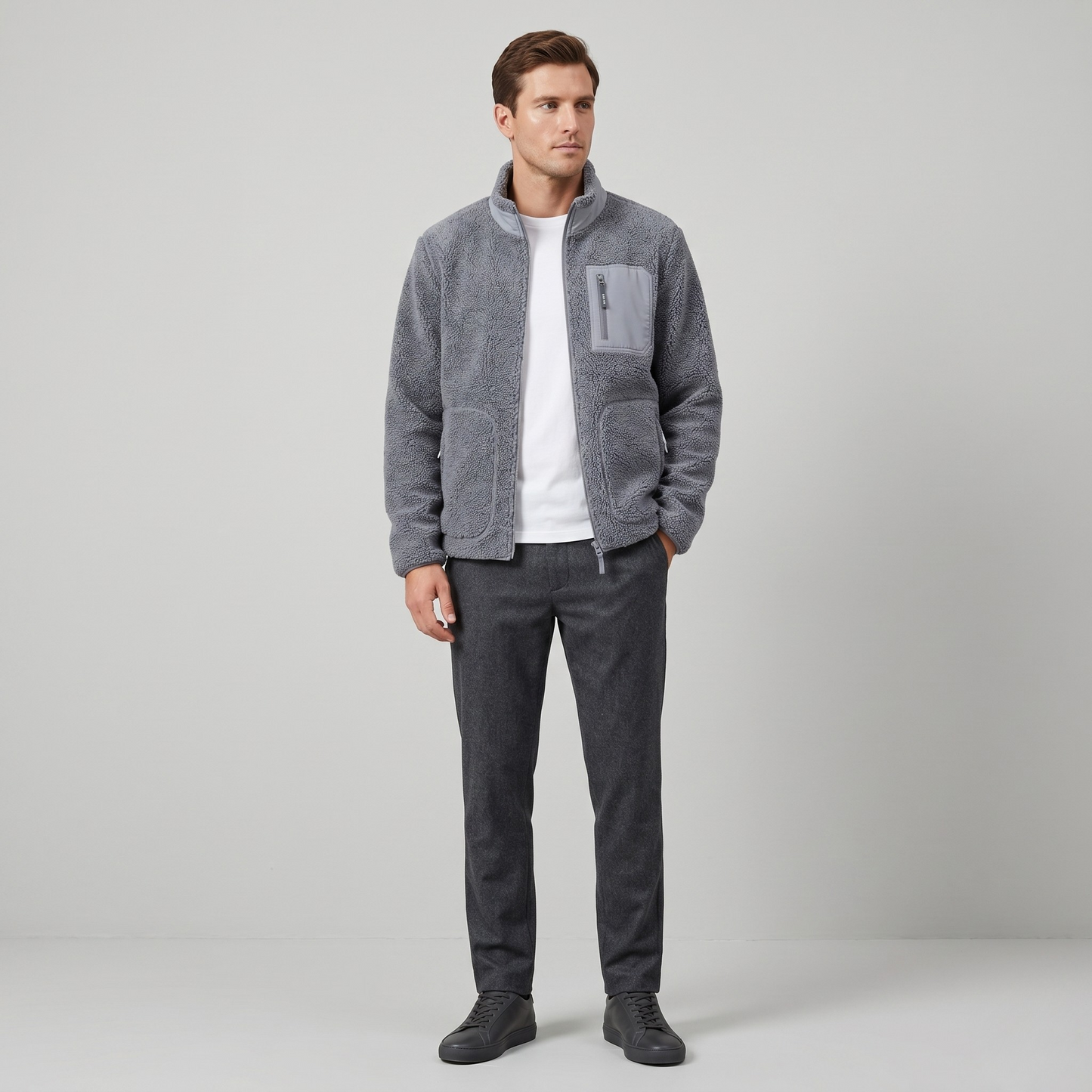 Vibonanza | Heren Fleece Vest Navy