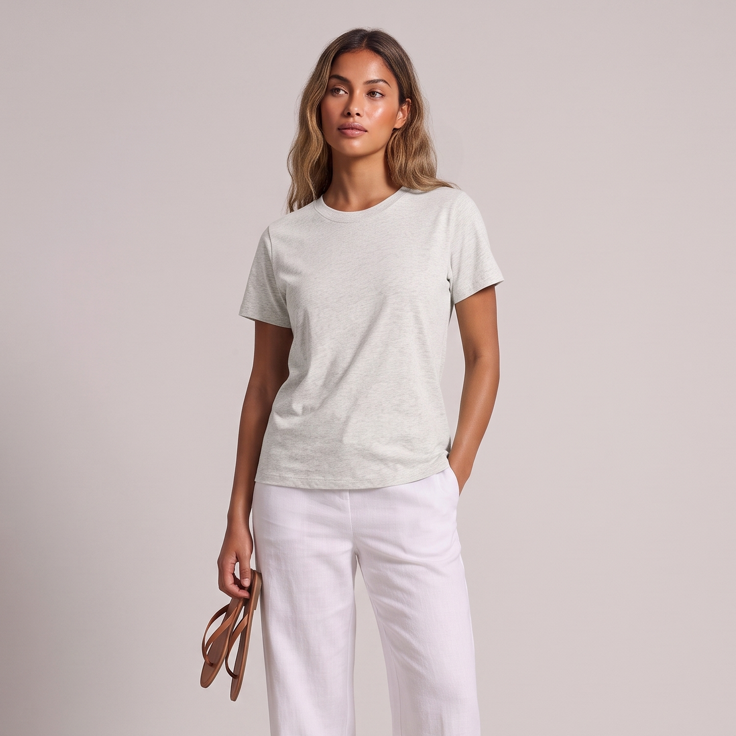 Vibonanza | T-Shirt met Ronde Hals en Korte Mouwen