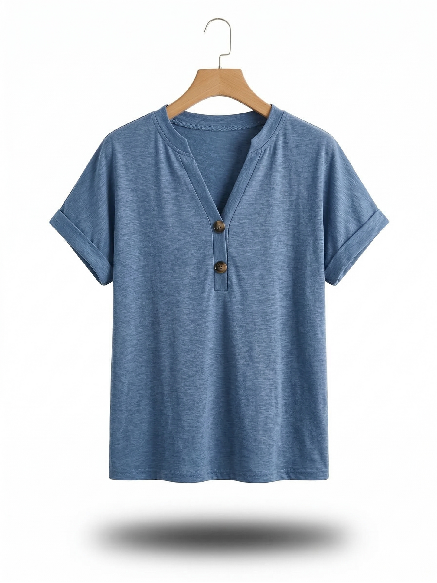 Vibonanza | Elegante Zomerse Damesblouse Korte Mouw