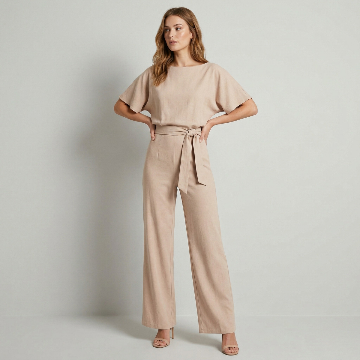 Vibonanza | Elegante Jumpsuit Korte Mouw