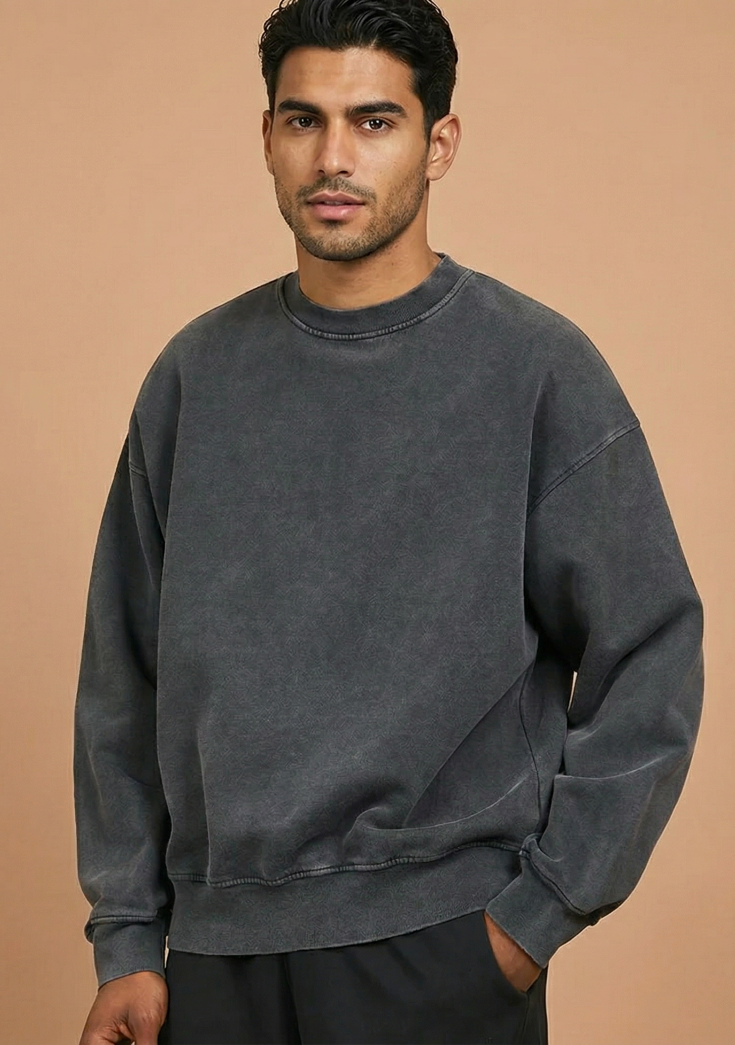 Vibonanza | Slim-fit Heren Sweater met Ronde Hals