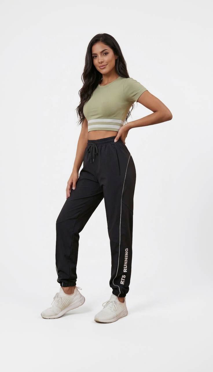 Vibonanza | Dames Joggingbroek met Elastische Tailleband