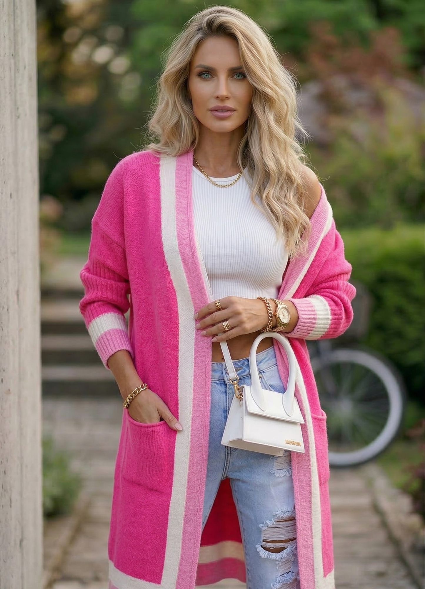 Vibonanza | Lang Vest met Capuchon voor Herfst en Winter