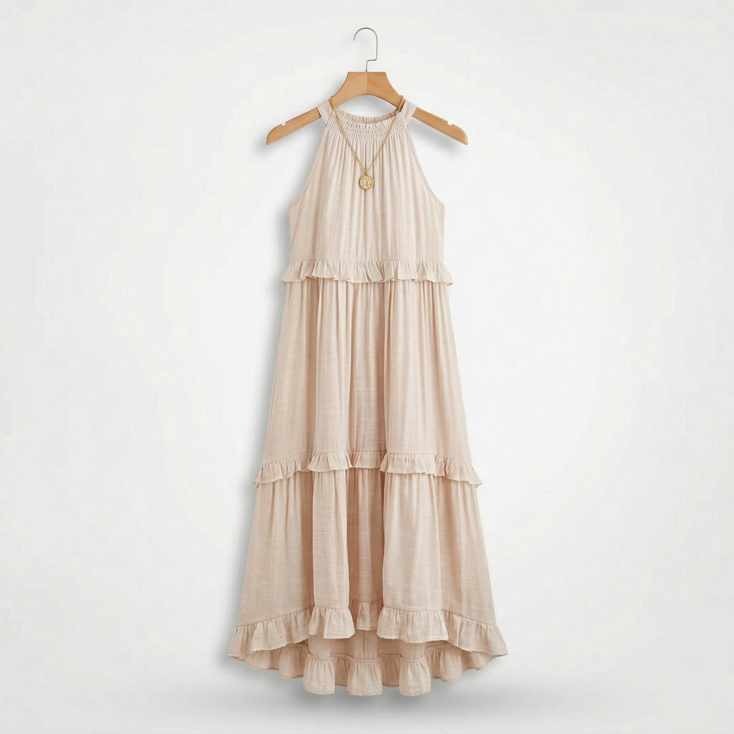 Vibonanza | Elegante Mouwloze A-lijn Zomerjurk