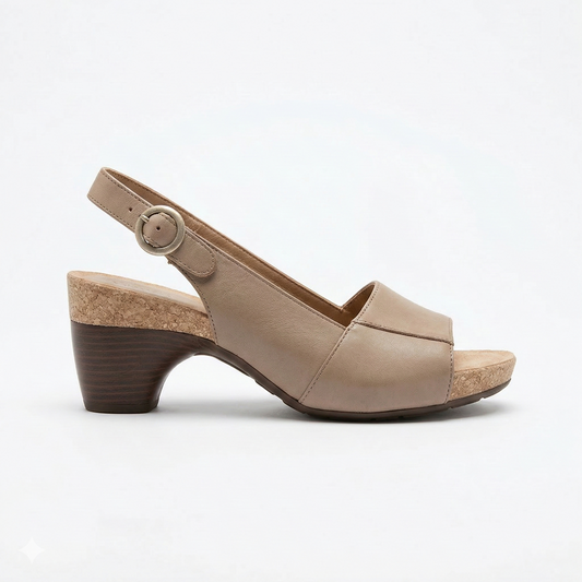 Vibonanza | Dames Slingback Sandalen Sleetmdashk