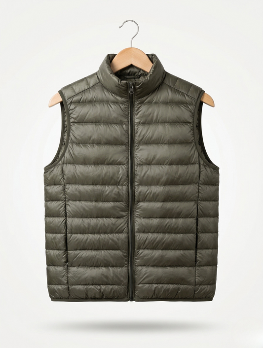 Vibonanza | Heren Bodywarmer Donker Olijf
