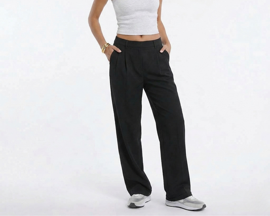 Vibonanza | Hoge Taille Broek Zwart