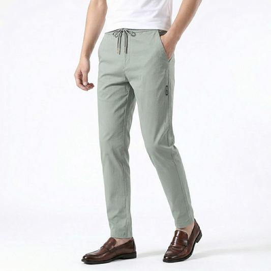 Vibonanza | Heren Stretchbroek Pastelgroen