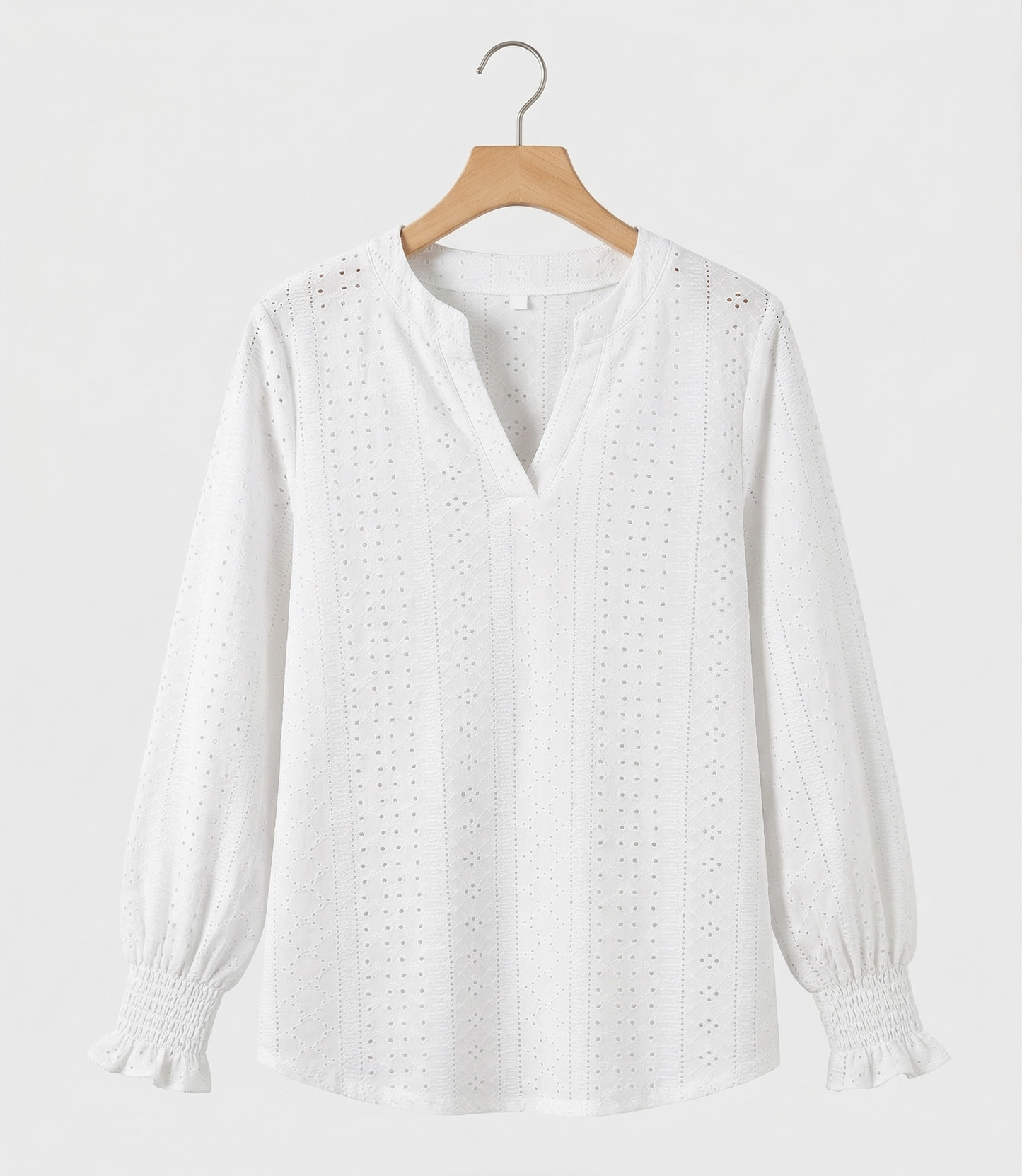 Vibonanza | Dames V-hals Blouse Met Volants