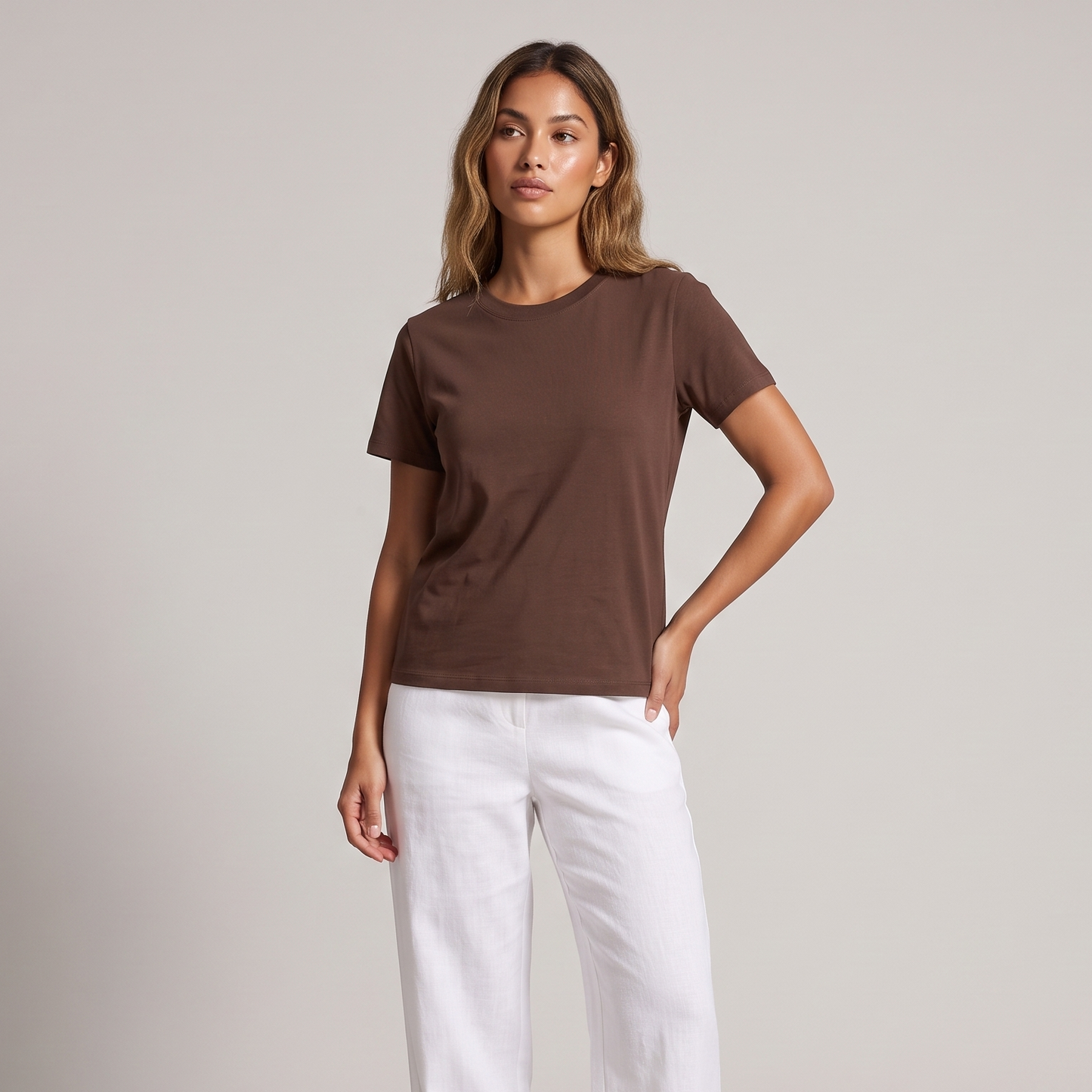 Vibonanza | T-Shirt met Ronde Hals en Korte Mouwen