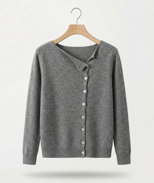 Vibonanza | Damesvest Katoen-polyester met Knopen
