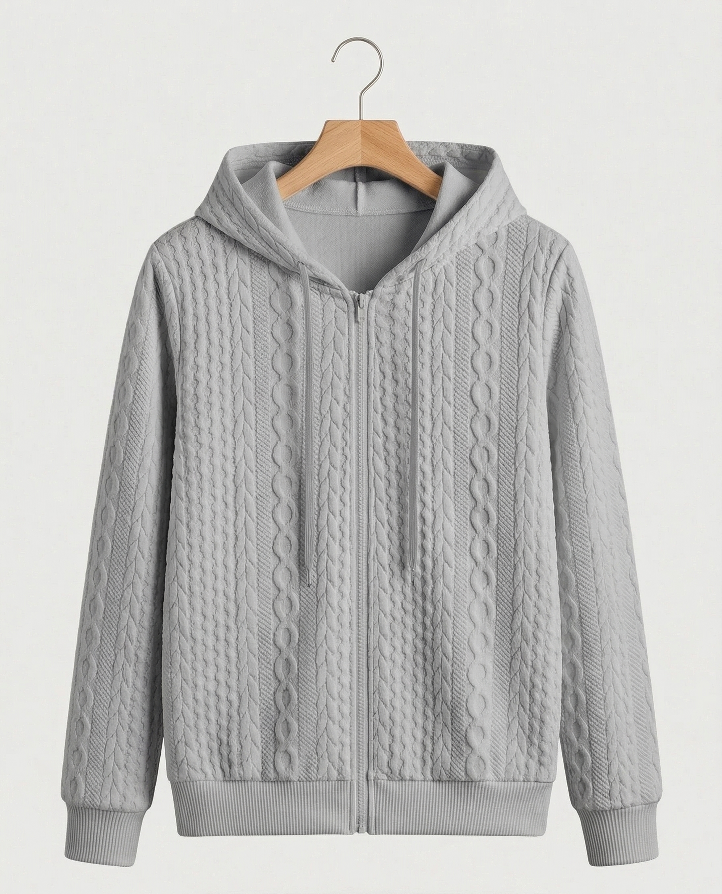 Vibonanza | Lichtroze Hoodie met Rits