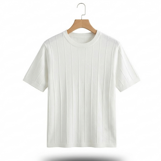 Vibonanza | Heren T-shirt van Katoen met Korte Mouw