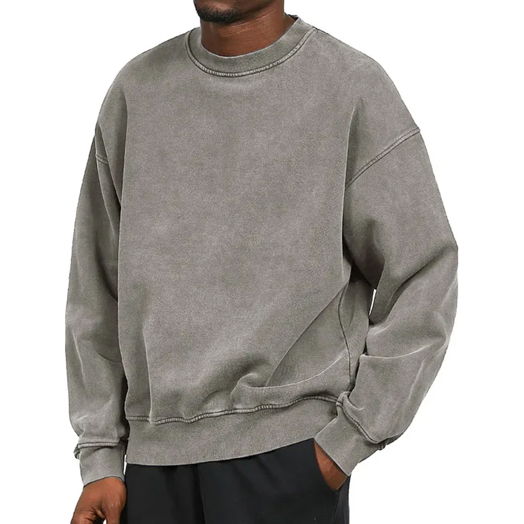 Vibonanza | Slim-fit Heren Sweater met Ronde Hals