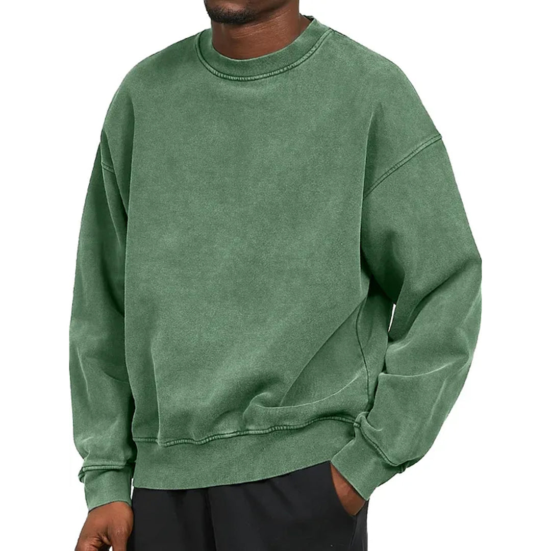 Vibonanza | Slim-fit Heren Sweater met Ronde Hals