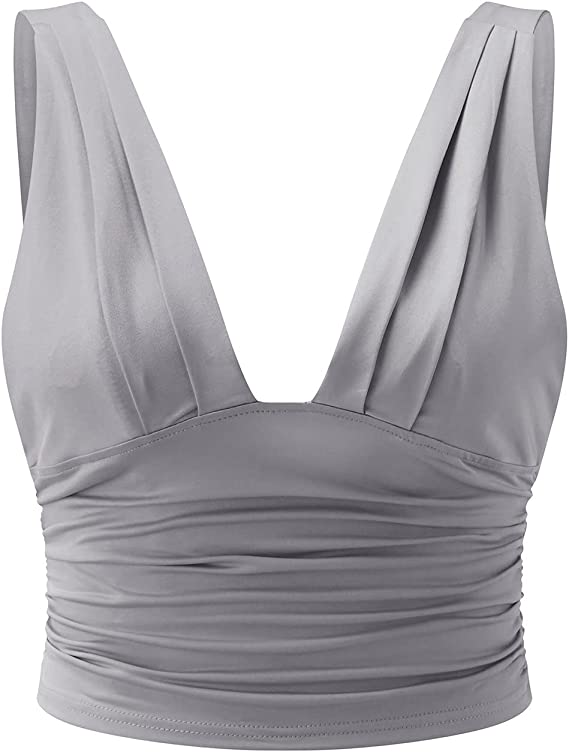 Vibonanza | Zwarte Mouwloze Dames V-hals Top