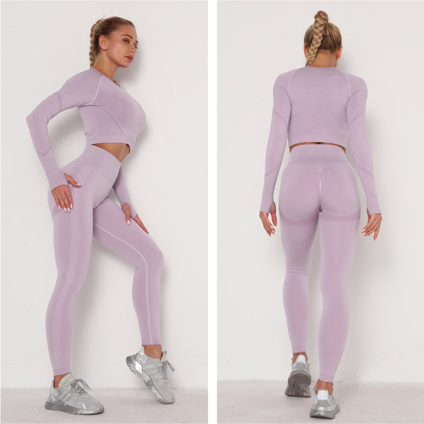 Vibonanza | Dames Sportset Crop Top en Legging