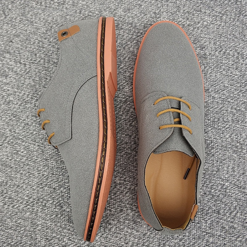 Vibonanza | Klassieke Herenschoenen Oxford Stijl met Veters