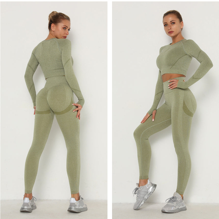 Vibonanza | Dames Sportset Crop Top en Legging