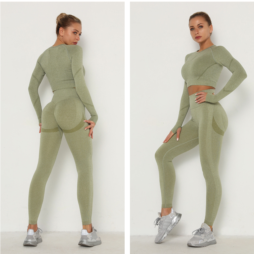 Vibonanza | Dames Sportset Crop Top en Legging