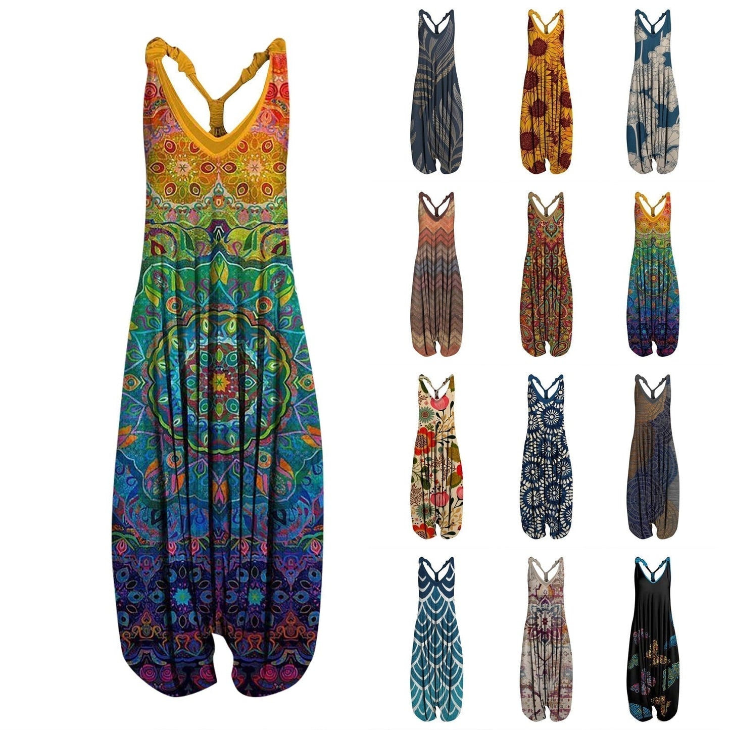 Vibonanza | Vrouwen Jumpsuit Relaxte Haremstijl